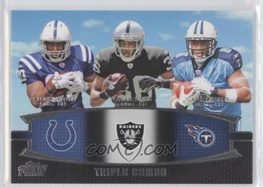 2011 Topps Prime - Triple Combo #TC-CJH - Delone Carter, Taiwan Jones, Jamie Harper