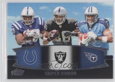 2011 Topps Prime - Triple Combo #TC-CJH - Delone Carter, Taiwan Jones, Jamie Harper