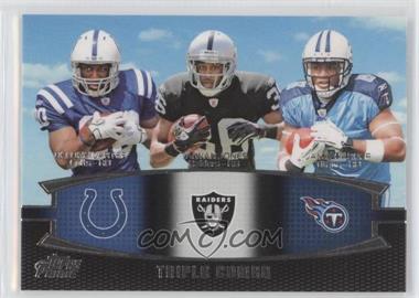 2011 Topps Prime - Triple Combo #TC-CJH - Delone Carter, Taiwan Jones, Jamie Harper