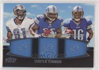 Calvin Johnson, Mikel Leshoure, Titus Young