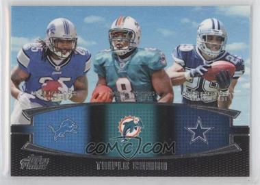 2011 Topps Prime - Triple Combo #TC-LTM - Mikel Leshoure, Daniel Thomas, DeMarco Murray