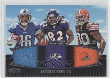 2011 Topps Prime - Triple Combo #TC-YSL - Titus Young, Torrey Smith, Greg Little