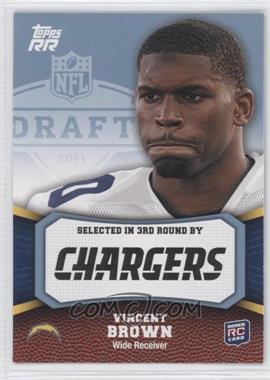 2011 Topps Rising Rookies - [Base] - Blue #149 - Vincent Brown /1339