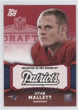 2011 Topps Rising Rookies - [Base] - Red #104 - Ryan Mallett /99