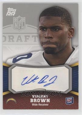 2011 Topps Rising Rookies - [Base] - Rookie Autographs #149 - Vincent Brown