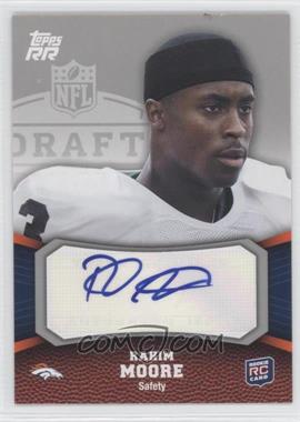 2011 Topps Rising Rookies - [Base] - Rookie Autographs #166 - Rahim Moore