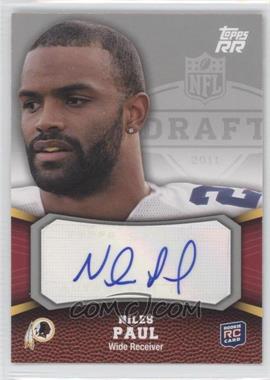 2011 Topps Rising Rookies - [Base] - Rookie Autographs #167 - Niles Paul