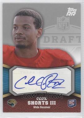 2011 Topps Rising Rookies - [Base] - Rookie Autographs #171 - Cecil Shorts