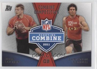 2011 Topps Rising Rookies - Combine Competition #CC-LP - Jake Locker, Christian Ponder