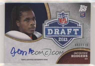 2011 Topps Rising Rookies - Draft Rookies Autographed Patch #RAP-JR - Jacquizz Rodgers /170