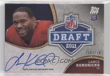 2011 Topps Rising Rookies - Draft Rookies Autographed Patch #RAP-LK - Lance Kendricks /170