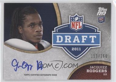 2011 Topps Rising Rookies - Draft Rookies Autographs #DRA-JR - Jacquizz Rodgers /260