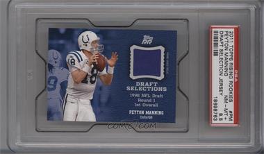 2011 Topps Rising Rookies - Draft Selections - Swatches #DSS-PM - Peyton Manning [PSA 8.5 NM‑MT+]