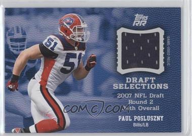 2011 Topps Rising Rookies - Draft Selections - Swatches #DSS-PP - Paul Posluszny