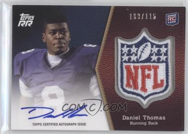 2011 Topps Rising Rookies - NFL Shield Rookie Autographed Patch #SRAP-DT - Daniel Thomas /115