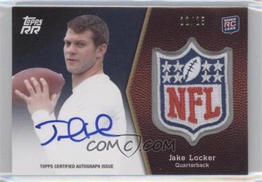 2011 Topps Rising Rookies - NFL Shield Rookie Autographed Patch #SRAP-JL - Jake Locker /25