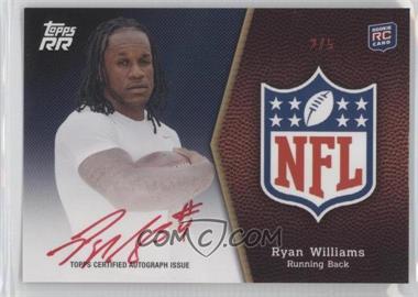 2011 Topps Rising Rookies - NFL Shield Rookie Autographs - Red Ink #SRA-RW - Ryan Williams /5