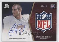 Christian Ponder #/50