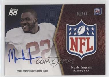 2011 Topps Rising Rookies - NFL Shield Rookie Autographs #SRA-MI - Mark Ingram /10