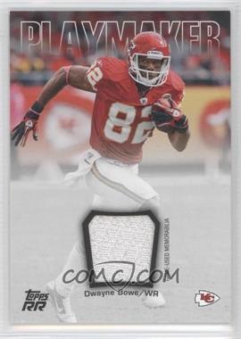 2011 Topps Rising Rookies - Playmaker Swatches #PS-DB - Dwayne Bowe