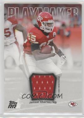 2011 Topps Rising Rookies - Playmaker Swatches #PS-JC - Jamaal Charles