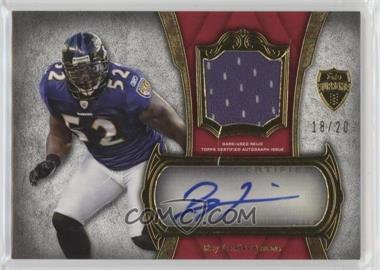 2011 Topps Supreme - Autographed Relics - Red #SAR-RL - Ray Lewis /20