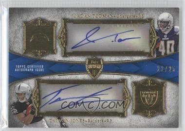 2011 Topps Supreme - Dual Autograph #SDA-TJ - Jordan Todman, Taiwan Jones /25