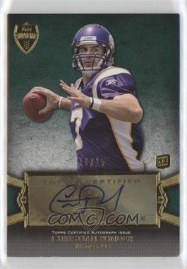 2011 Topps Supreme - Rookie Autographs - Green #SRA-CP - Christian Ponder /15 [EX to NM]