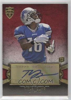 2011 Topps Supreme - Rookie Autographs - Red #SRA-TY - Titus Young /50
