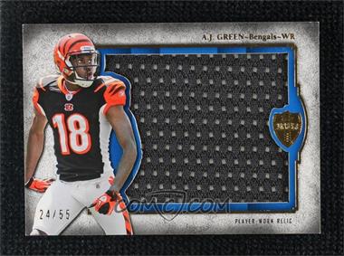 2011 Topps Supreme - Rookie Die-Cut Relic #SRDC-AJG - A.J. Green /55