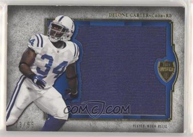 2011 Topps Supreme - Rookie Die-Cut Relic #SRDC-DC - Delone Carter /55