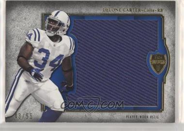 2011 Topps Supreme - Rookie Die-Cut Relic #SRDC-DC - Delone Carter /55