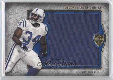 2011 Topps Supreme - Rookie Die-Cut Relic #SRDC-DC - Delone Carter /55