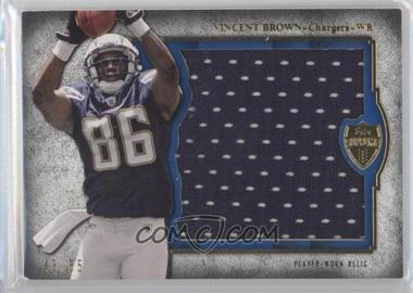 2011 Topps Supreme - Rookie Die-Cut Relic #SRDC-VB - Vincent Brown /55