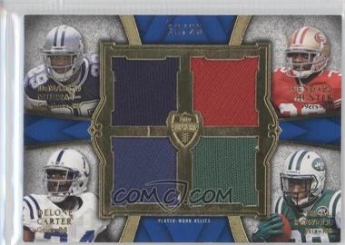 2011 Topps Supreme - Rookie Quad Combo Relics #SRQC-MHCP - Delone Carter, DeMarco Murray, Bilal Powell, Kendall Hunter /25