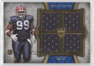 2011 Topps Supreme - Rookie Quad Relics #SRQR-MD2 - Marcell Dareus /25