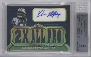 2011 Topps Triple Threads - Autograph Relics - Gold #TTAR-22 - Darrelle Revis /9 [BGS 9 MINT]