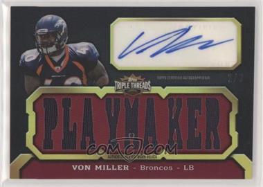 2011 Topps Triple Threads - Autograph Relics - Ruby #TTAR-72 - Von Miller /3