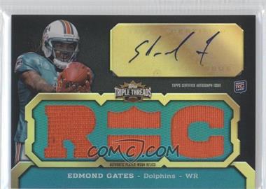 2011 Topps Triple Threads - [Base] - Emerald #125.1 - Edmund Gates (RC) /50