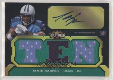 2011 Topps Triple Threads - [Base] - Emerald #127.3 - Jamie Harper (City) /50