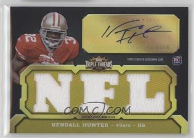 2011 Topps Triple Threads - [Base] - Gold #112.2 - Kendall Hunter (NFL) /25