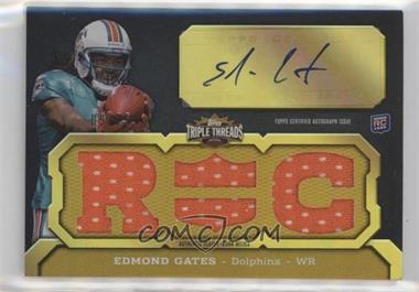 2011 Topps Triple Threads - [Base] - Gold #125.1 - Edmund Gates (RC) /25