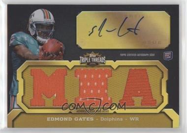 2011 Topps Triple Threads - [Base] - Gold #125.3 - Edmund Gates (City) /25