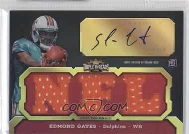 2011 Topps Triple Threads - [Base] - Ruby #125.2 - Edmund Gates (NFL) /10