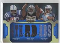 Delone Carter, Taiwan Jones, Jamie Harper #/36