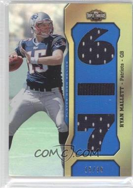 2011 Topps Triple Threads - Relics #TTR-28 - Ryan Mallett /36