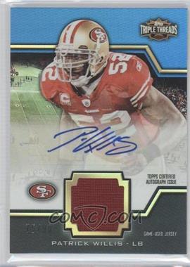 2011 Topps Triple Threads - Unity Autographed Relics #TTUAR-48 - Patrick Willis /90