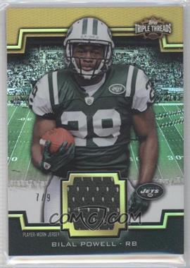 2011 Topps Triple Threads - Unity Relics - Gold #TTUSR-38 - Bilal Powell /9