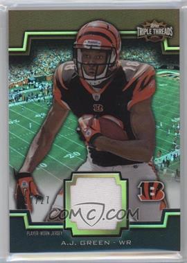 2011 Topps Triple Threads - Unity Relics - Sepia #TTUSR-89 - A.J. Green /27