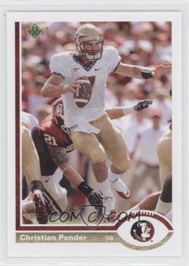 2011 Upper Deck - 1991 UD 20th Anniversary #20A-59 - Christian Ponder